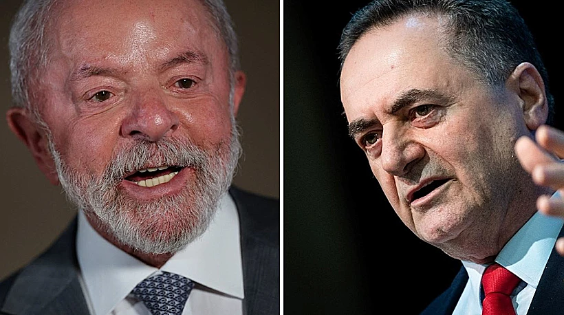 שר הביטחון ישראל כ"ץ, נשיא ברזיל לולה דה סילבה