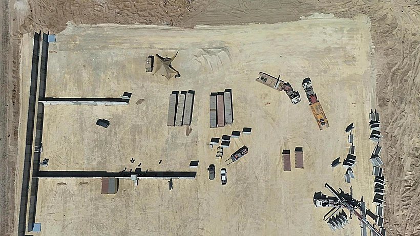 הקמת מתחמי חלוקת הסיוע בדרום רצועת עזה