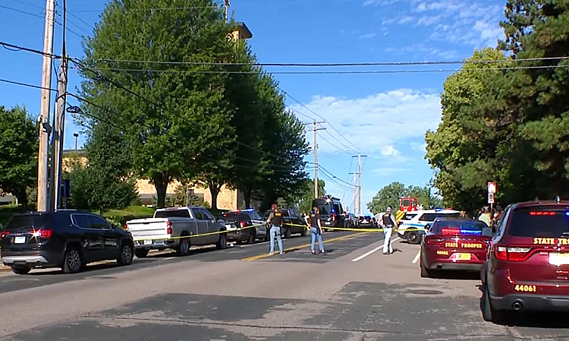 זירת הירי בכנסייה במיניאפוליס