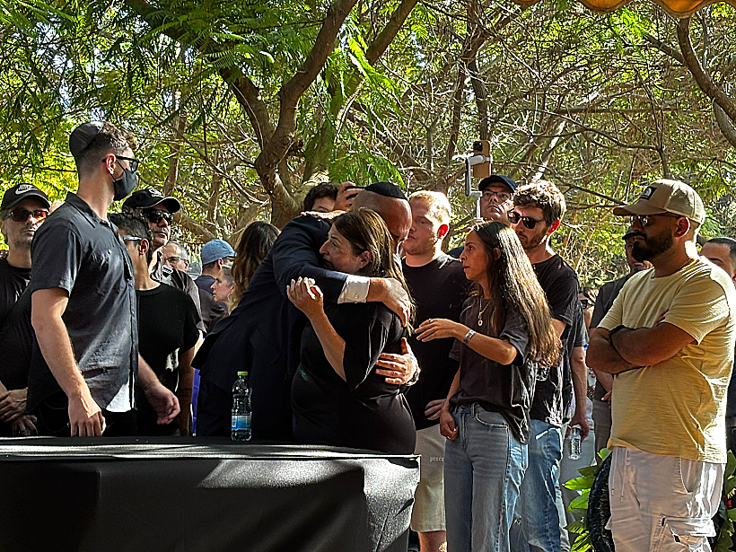 יו"ר הכנסת אמיר אוחנה בהלווית עידן שתיוי