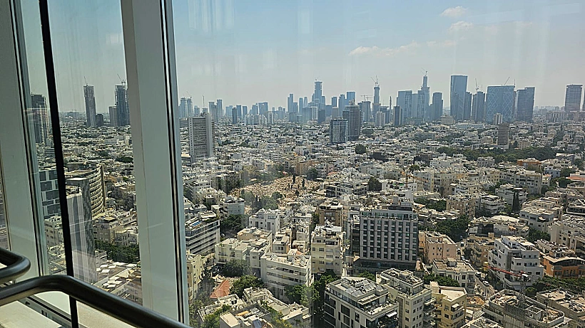 נוף של בתי תל אביב