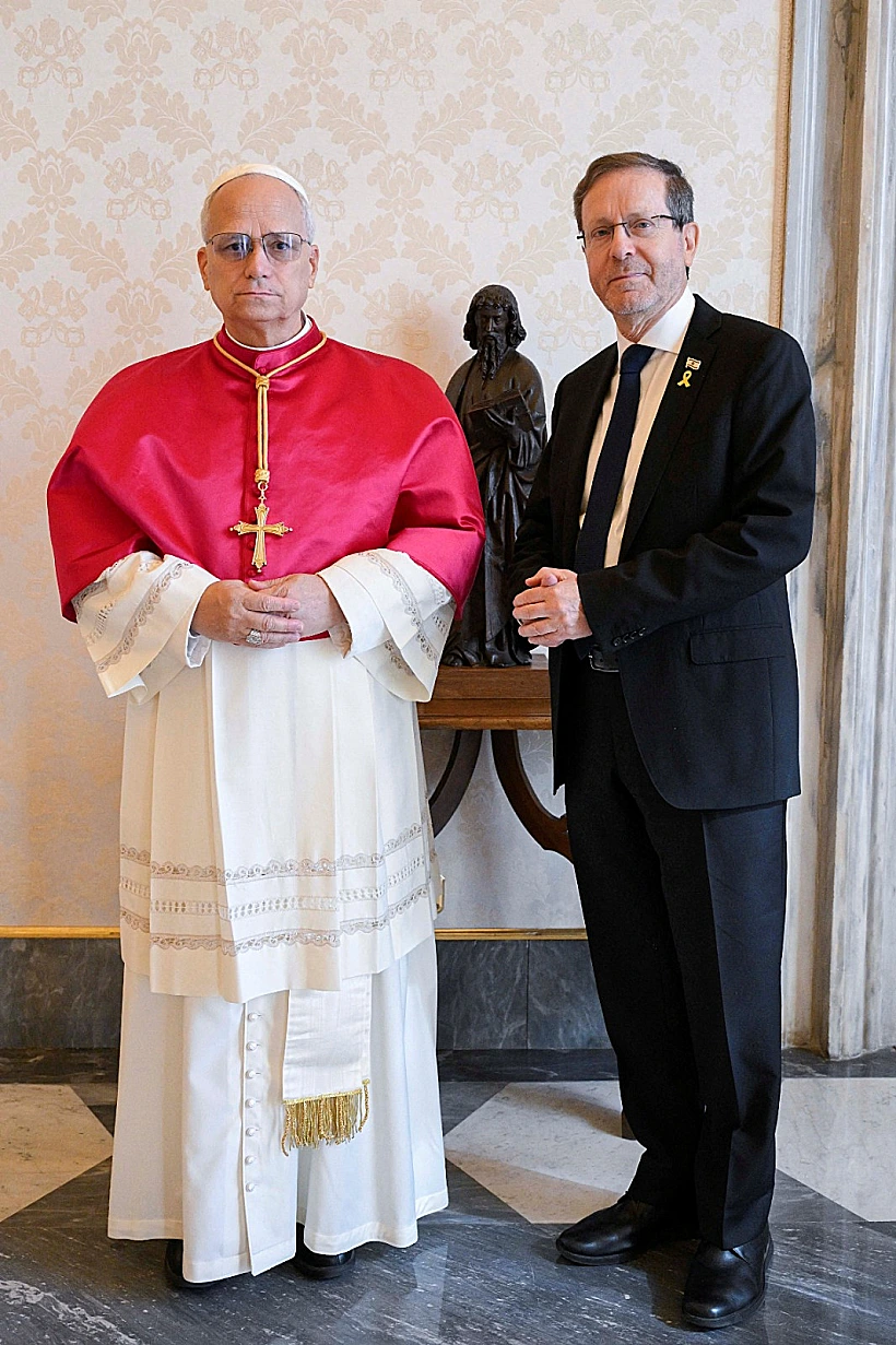 הנשיא הרצוג והאפיפיור לאו ה-14