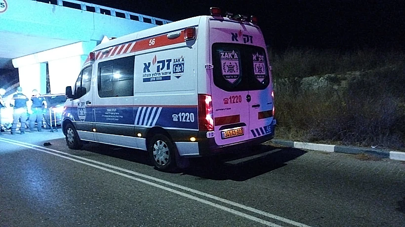 זירת הרצח הכפול בכביש החוף ליד נחשולים