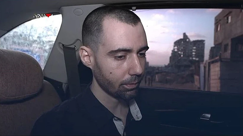 גיא גלבוע דלאל בתיעוד שפרסם חמאס