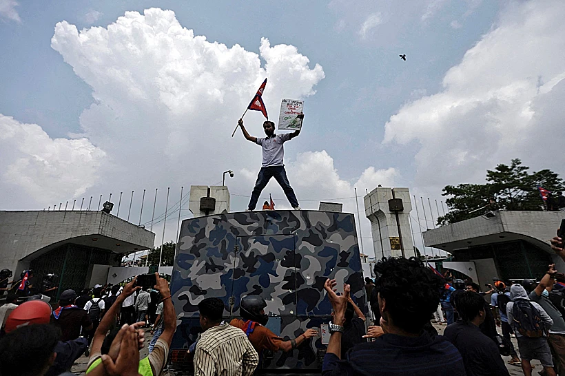 מחאת הצעירים בקטמנדו, נפאל