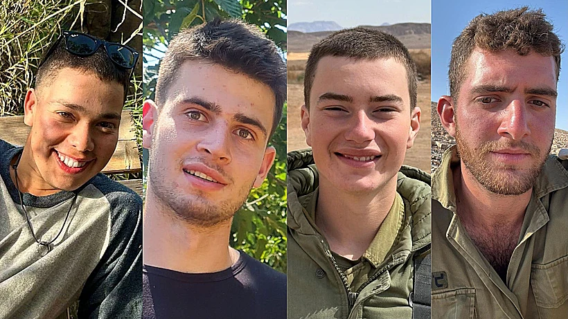 סגן מתן אברמוביץ, סמל עמית אריה רגב, סמ"ר אורי למד, סמל גדי כוטל