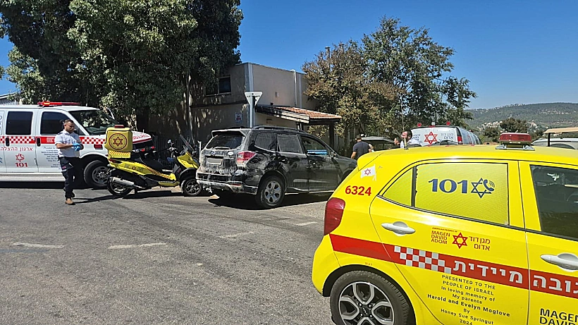 זירת הפיגוע בקיבוץ צובה שבהרי ירושלים