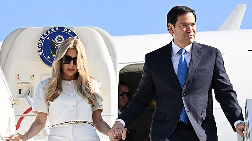 שר החוץ האמריקני מרקו רוביו נוחת בישראל