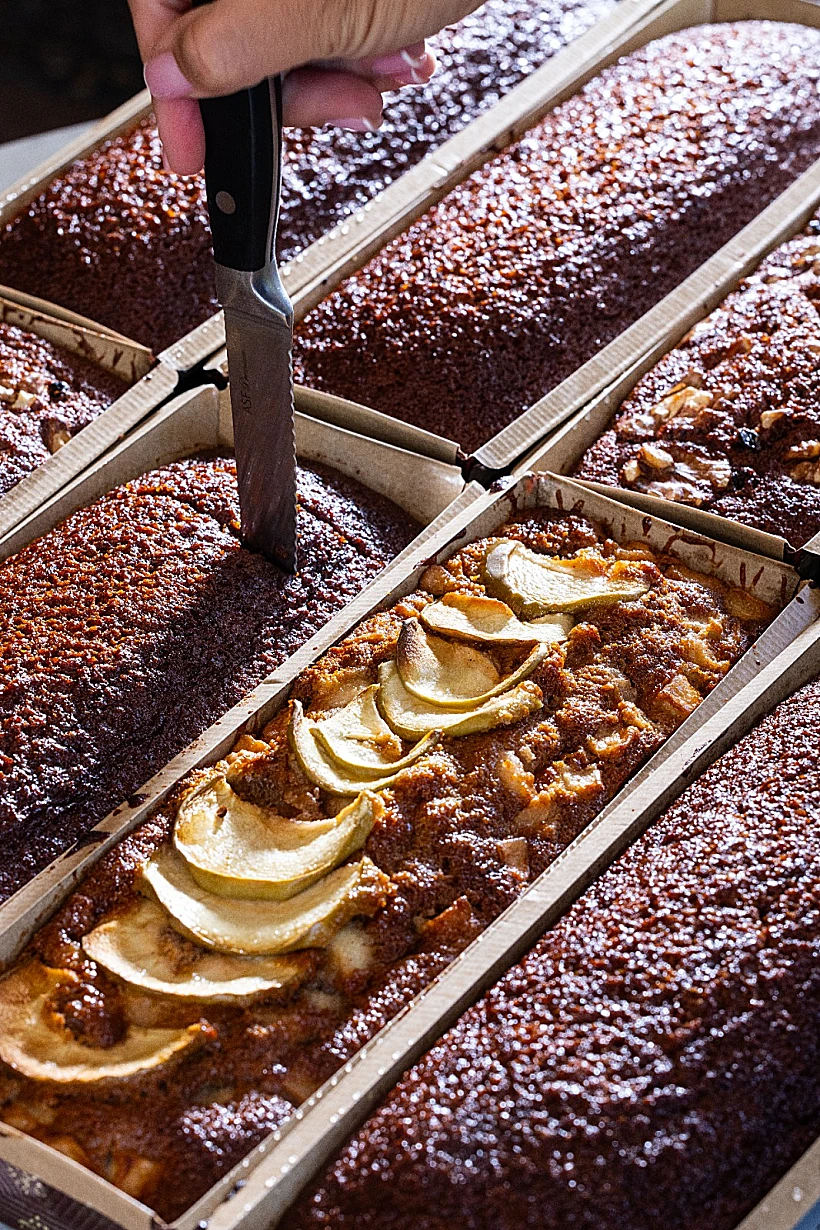 עוגת דבש של לחם יין