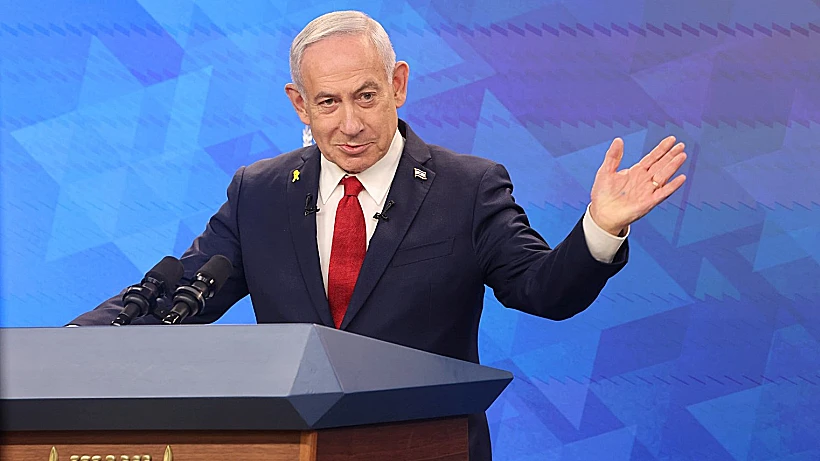 רה"מ בנימין נתניהו במסיבת העיתונאים