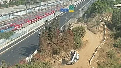 עבודות תשתית הרכבת במהלך החג