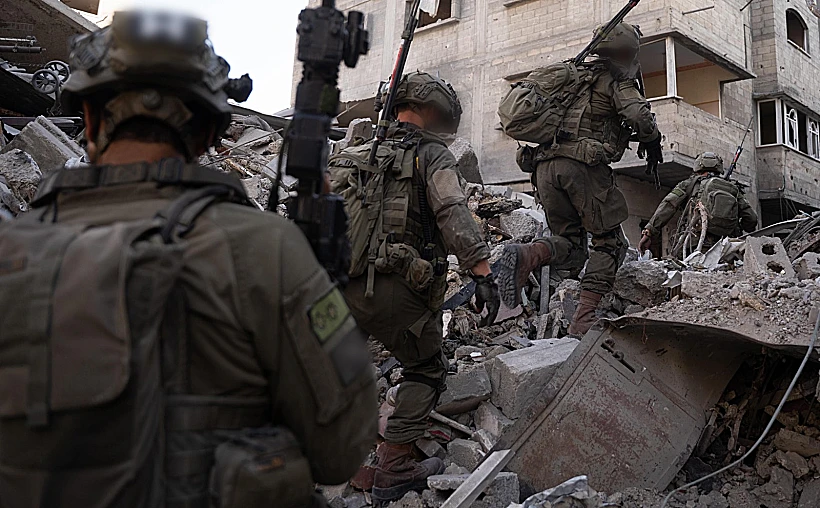 כוחות צה"ל בפעילות בעיר עזה