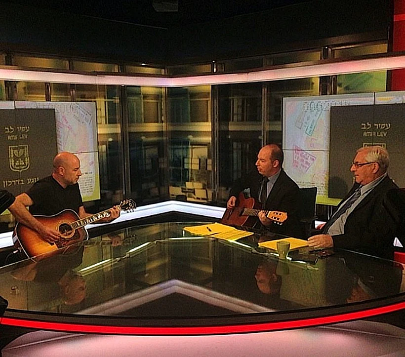 אור הלר, מוטי קירשנבאום ועמיר לב