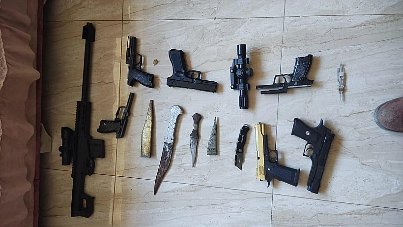 אמצעי לחימה שאותרו בפעילות בשטחים