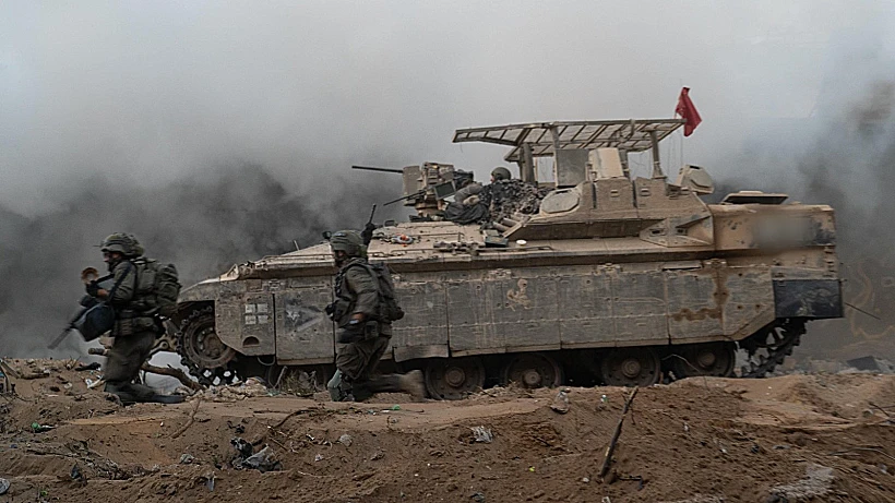 כוחות צה"ל בפעילות בעיר עזה