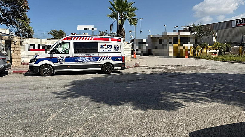 הזירה באזור התעשייה באשדוד