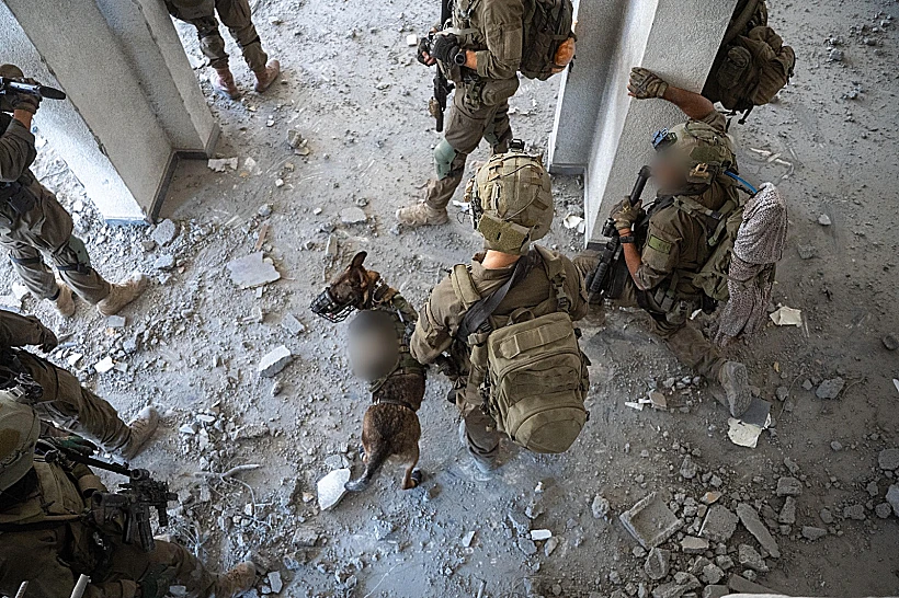 כוחות חטיבת הקומנדו בעיר עזה