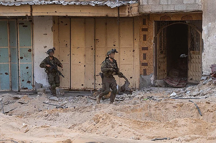 כוחות חטיבת הקומנדו בעיר עזה