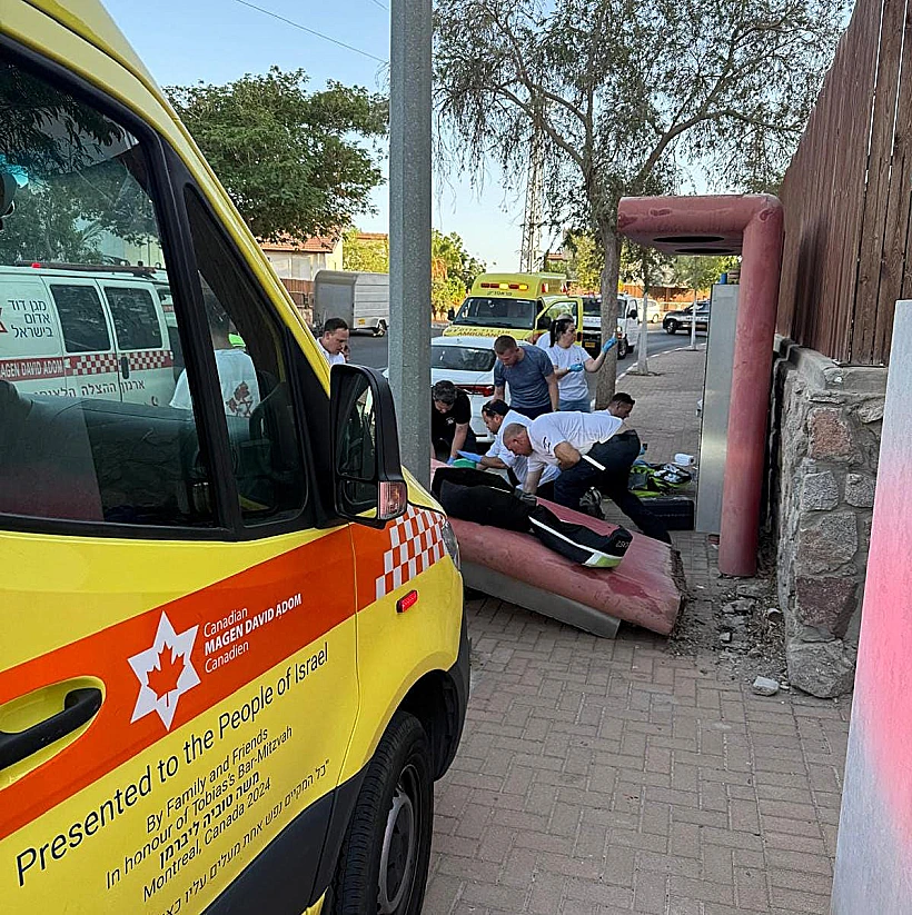 הזירה בה נהרג הנער באילת