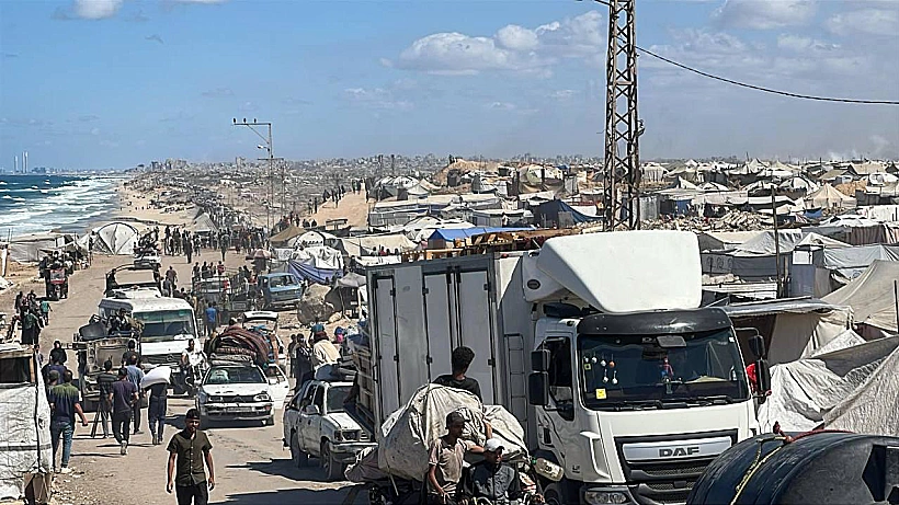 תושבים מתפנים מהעיר עזה