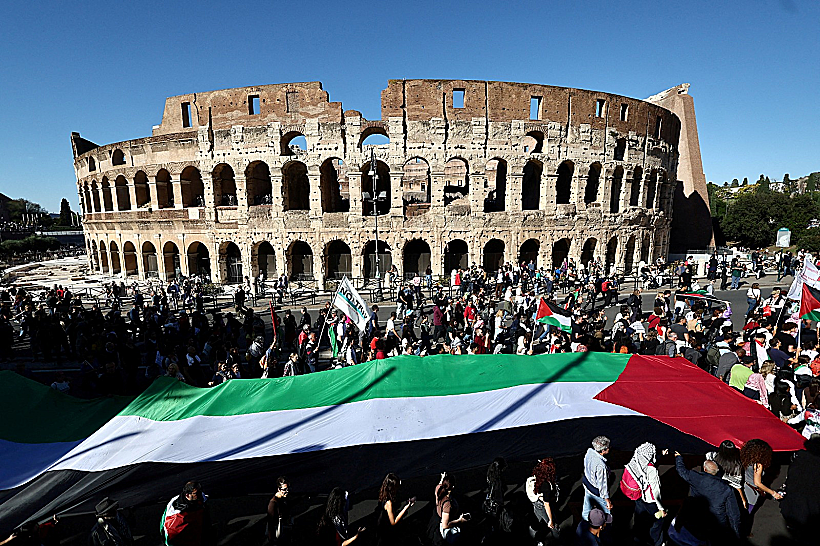 הפגנות פרו-פלסטיניות ברומא
