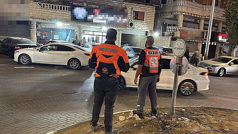 זירת הירי הערב ברהט