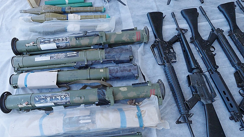 אמל"ח האיראני שנתפס ביהודה ושומרון