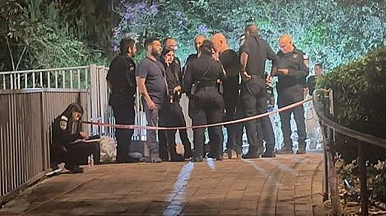 זירת הרצח בתל אביב