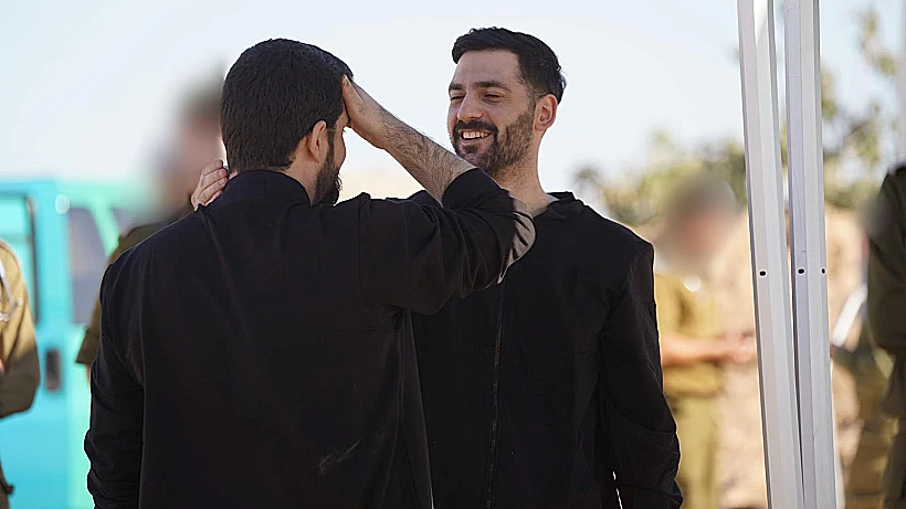 גלי וזיו ברמן נפגשים לראשונה בשטח ישראל