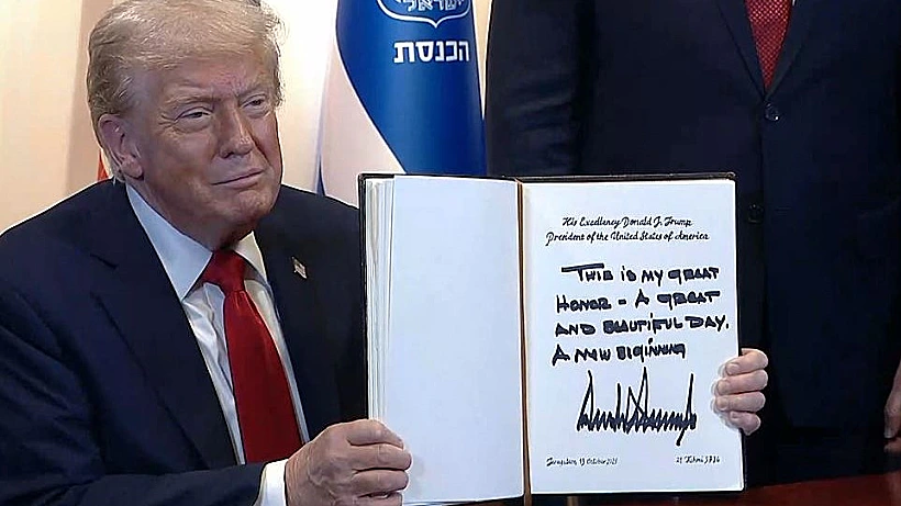 דונלד טראמפ בכנסת