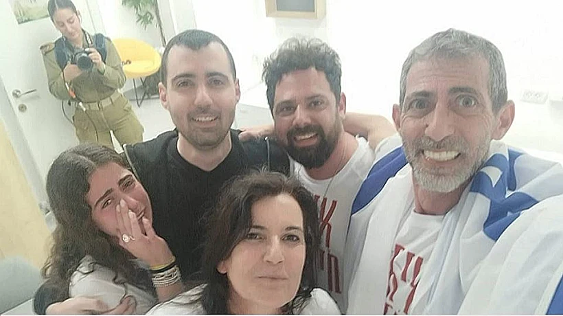 גיא גלבוע דלאל במפגש ראשון עם משפחתו