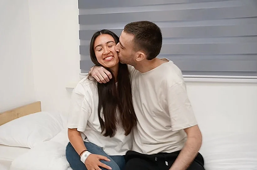 המפגש הראשון של אבינתן אור ונועה ארגמני