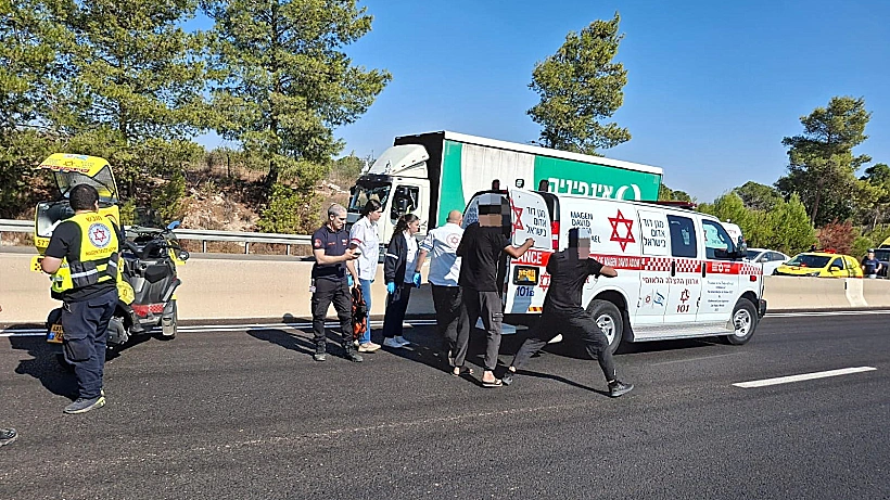 זירת הירי בכביש 443