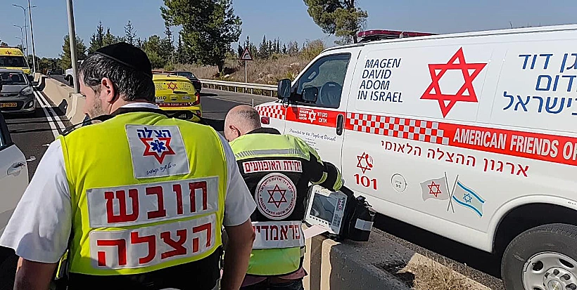 זירת הירי בכביש 443