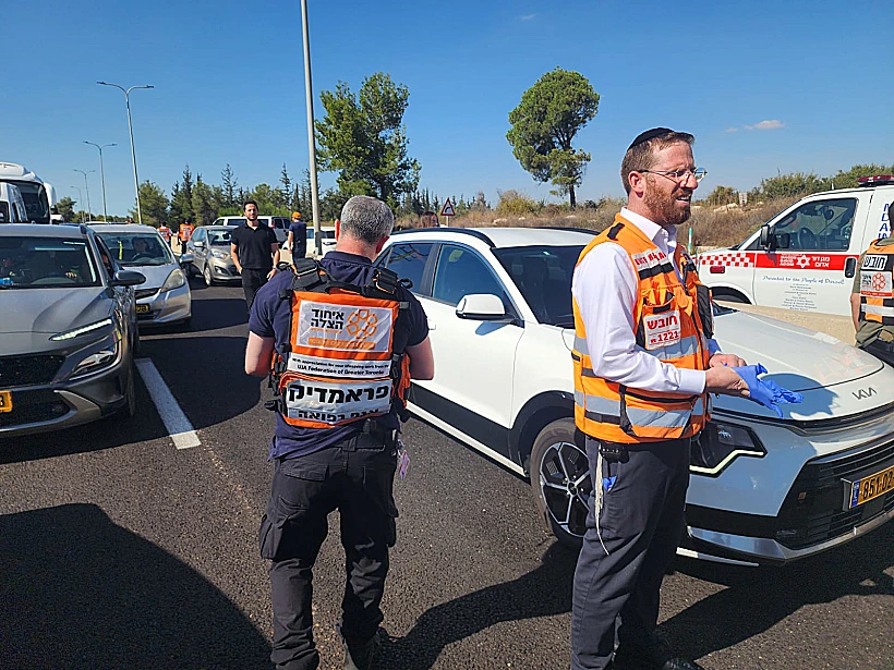 זירת הירי בכביש 443