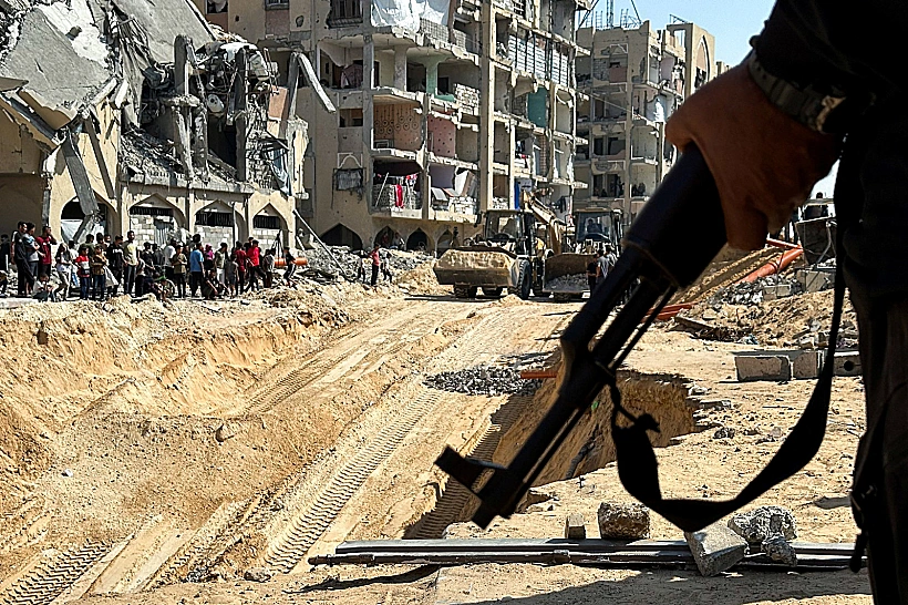 החיפושים אחר החללים החטופים ברצועת עזה