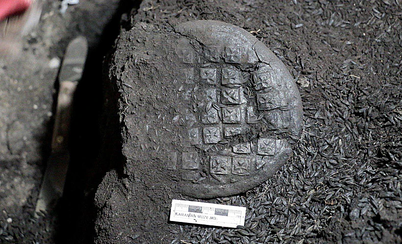 כיכר לחם מלפני 1,300 שנה שהתגלתה בטורקיה