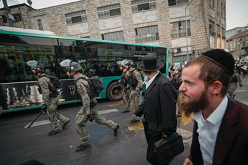 הפגנת חרדים נגד מעצר עריק במאה שערים