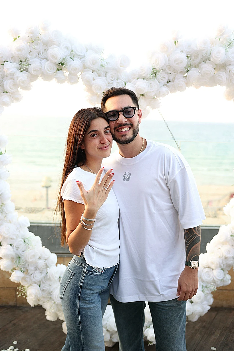 אלי־ה כהן הציע נישואין לבת זוגו זיו עבוד