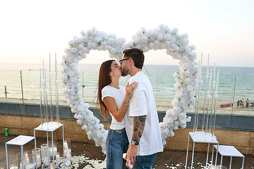 אלי־ה כהן ובת זוגו זיו עבוד