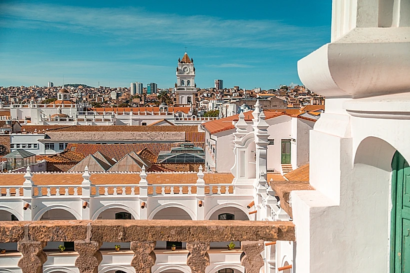 כנסייה בסוקרה, העיר הלבנה והאלגנטית בוליביה