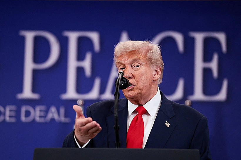 נשיא ארה"ב דונלד טראמפ בפסגה במלזיה