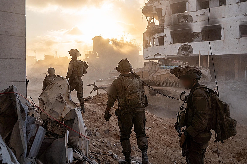 כוחות אוגדה 99 בצפון רצועת עזה