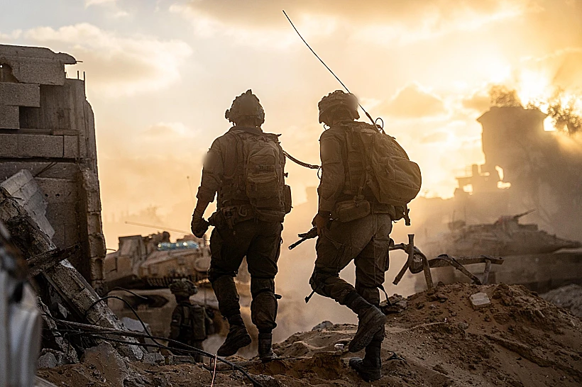 כוחות אוגדה 99 בצפון רצועת עזה