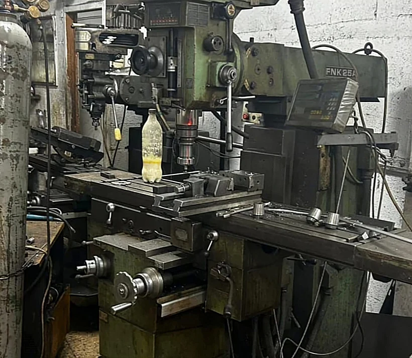 מחרטה לייצור אמל"ח שאותרה בשטחים