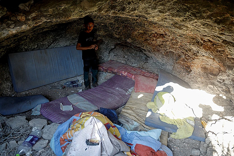 זירת התקיפה בה חוסלו המחבלים סמוך לג'נין