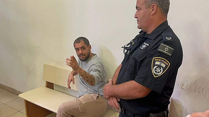 החשוד דוד קריכלי בדיון הארכת מעצר