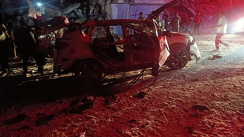 תקיפת רכב בח'אן יונס שברצועת עזה