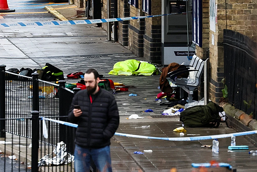 זירת הפיגוע בקיימברידג'