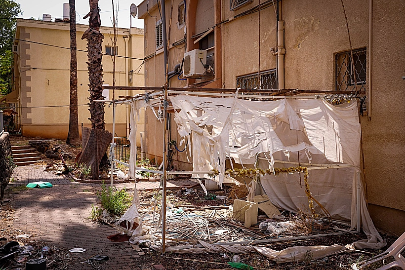 סוכה הרוסה בקריית שמונה
